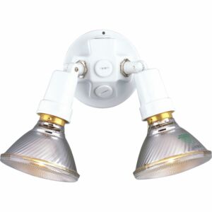 Par Lampholder 2-Light Wall Lantern in White