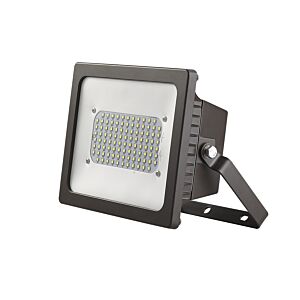 120-277V Black Integrated LED Adjustable Floodlight