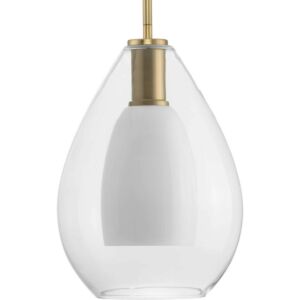 Carillon 1-Light Pendant in Brushed Gold
