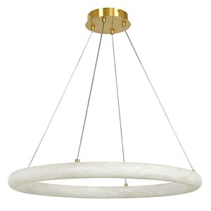 Neptune LED Pendant in Brass Style Luxe