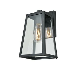 Moraine 1-Light Wall Sconce in Black