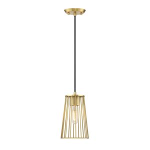 Liana 1-Light Pendant in Brushed Gold