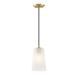 Liana 1-Light Pendant in Brushed Gold