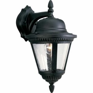 Westport 1-Light Wall Lantern in Textured Black