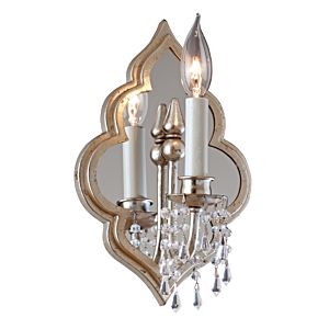 Bijoux Crystal Accent Lighted Wall Sconce