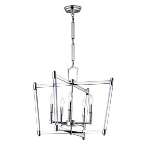 Lucent 5-Light Chandelier in Polished Nickel