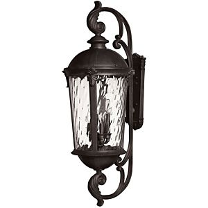 Hinkley Windsor 6 Light Outdoor Extra Large Wall Mount in Black