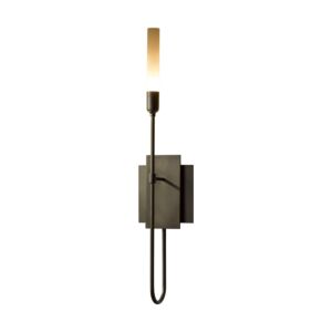 Hubbardton Forge 22 Inch Lisse Sconce in Dark Smoke