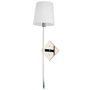 Hudson Valley Cortland 26 Inch Wall Sconce in Polished Nickel