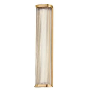 Newburgh 1-Light LED Wall Sconce in Aged Brass