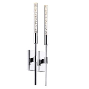Champagne Wands 2-Light LED Sconce