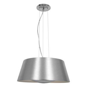 Access Lighting SoHo 3 Light Reflective Pendant in Brushed Silver