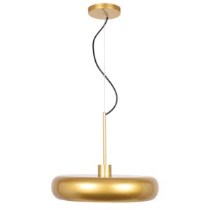  Bistro Pendant Light in Gold and White