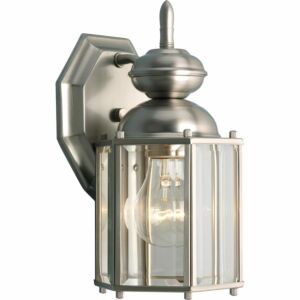 Carriage Classics 1-Light Wall Lantern in Brushed Nickel