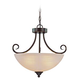 Craftmade Raleigh 3 Light 19 Inch Ceiling Light in Old Bronze