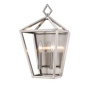Millennium Lighting 2 Light Wall Sconce in Brushed Nickel