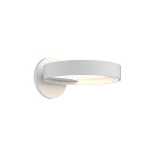  Light Guide Ring Wall Sconce in Satin White