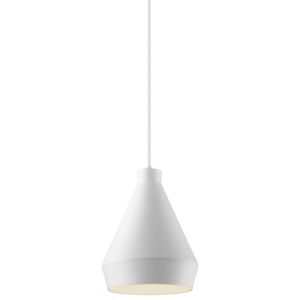 Sonneman Koma Pendant Light in Satin White with GU24 bulb