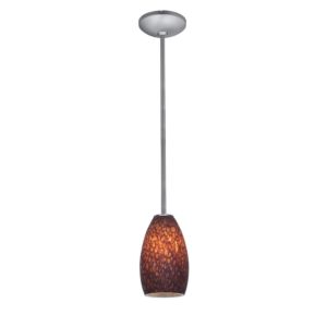 Access Champagne Pendant Light in Brushed Steel