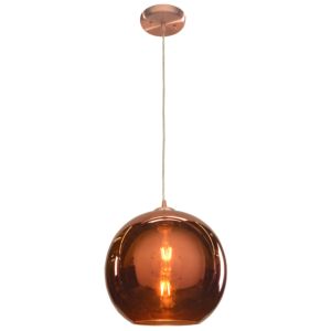 Access Glow Mirrored Pendant in Brushed Copper