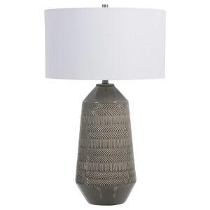 Rewind 1-Light Table Lamp in Brushed Nickel