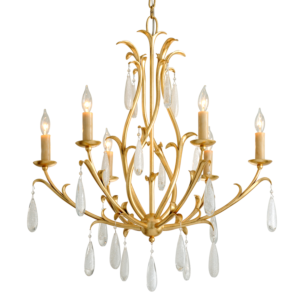  Prosecco Traditional Chandelier in Gold Leaf