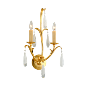  Prosecco Wall Sconce in Gold Leaf