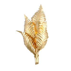 Tropicale 2-Light Wall Sconce in Gold Leaf