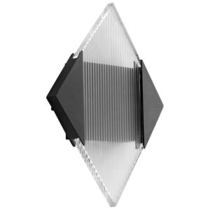 Nova 2-Light LED Outdoor Wall Sconce in Black