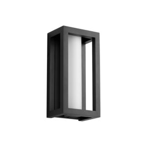 Aperto 1-Light LED Outdoor Lantern in Black