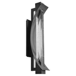 Albedo 1-Light LED Outdoor Wall Sconce in Black