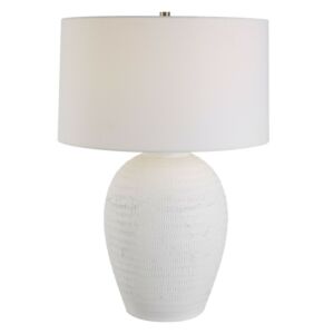 Reyna 1-Light Table Lamp in Brushed Nickel