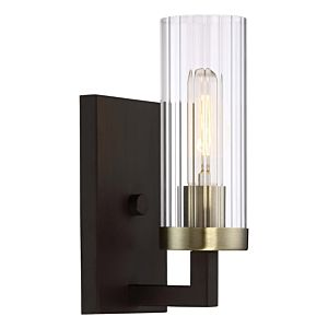 Minka Lavery Ainsley Court Bathroom Wall Sconce in Aged Kinston Bronze with Brushed