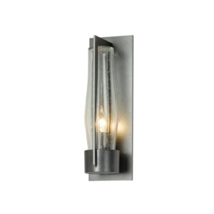 Hubbardton Forge 16 Inch Harbor Outdoor Sconce in Coastal Burnished Steel