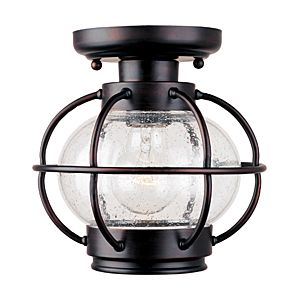 Maxim Portsmouth Outdoor Ceiling Light in Oil Rubbed Bronze