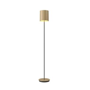 Cylindrical 1-Light Floor Lamp in Maple