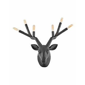 Hinkley Stag 6-Light Wall Sconce In Black