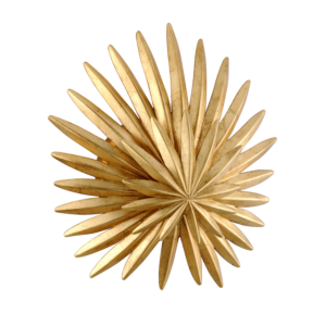  Savvy Wall Sconce in Vintage Gold Leaf