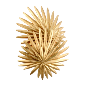 Savvy Wall Sconce in Vintage Gold Leaf