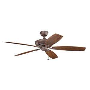 Tulle Patio 60-inch Ceiling Fan/Tannery Bronze Powder Coat