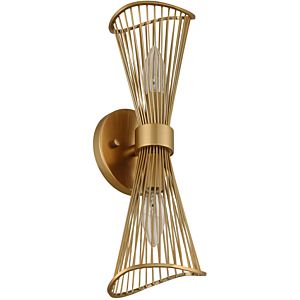  Aurora Wall Sconce in Nordic Brass