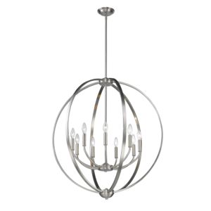  Colson Chandelier in Pewter
