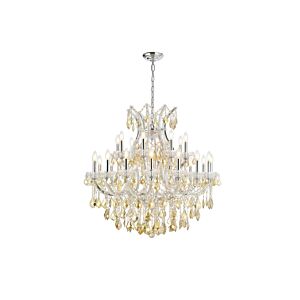 Maria Theresa 24-Light Chandelier in Chrome