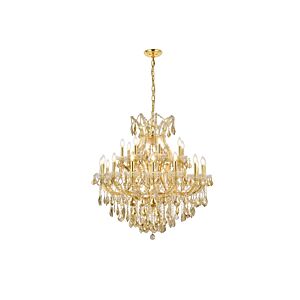 Maria Theresa 24-Light Chandelier in Gold