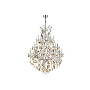 Maria Theresa 28-Light 2Chandelier in Chrome