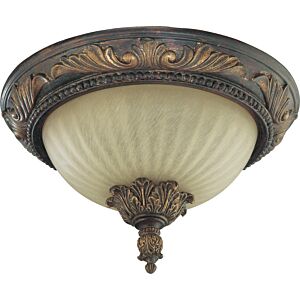 Madeleine 2-Light Ceiling Mount in Corsican Gold