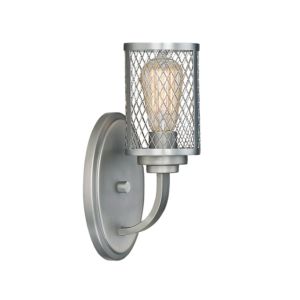 Millennium Lighting Akron 1 Light Wall Sconce in Brushed Pewter