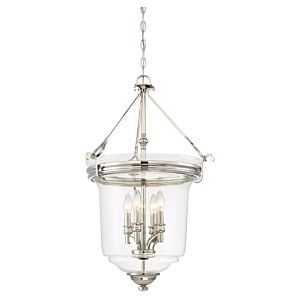 Minka Lavery Audrey'S Point 4 Light 20 Inch Pendant Light in Polished Nickel