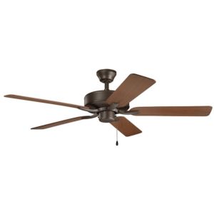 Kichler Basics Pro Patio 52 Inch Outdoor Ceiling Fan in Satin Natural Bronze