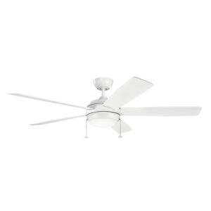 Kichler Starkk 60 Inch LED Ceiling Fan in Matte White
